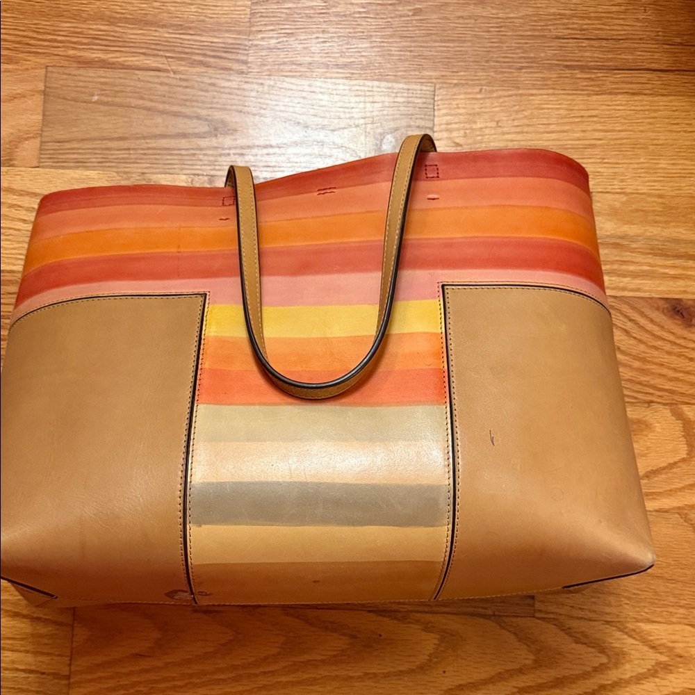 Tory Burch Sunset Stripe Tote